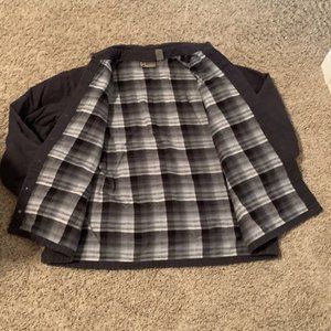 Flannel lined mens L jacket